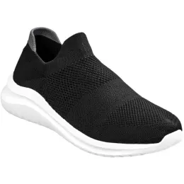 Unisex Comfort Slip-on Sneaker Black-White Unbranded